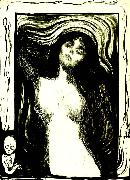 Edvard Munch madonna oil painting artist